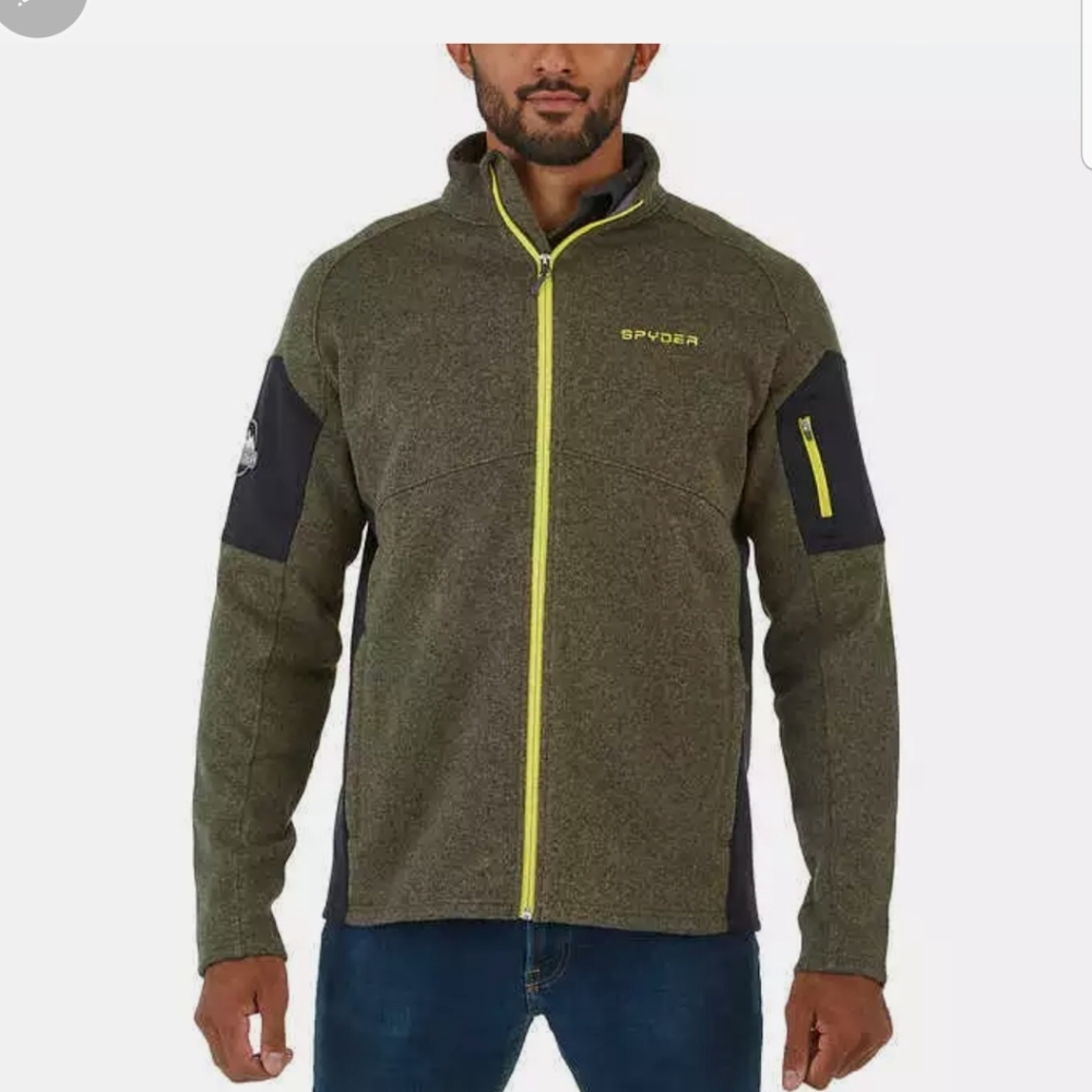 Spyder Men's Empire Jacket Army green! NEW